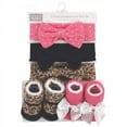 thumbnail image 2 of Hudson Baby Infant Girl Headband and Socks Set 5pk, Leopard, 0-9 Months, 2 of 2