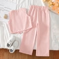 thumbnail image 6 of BOOMNY Girls 2 Peice Suits British Sleeveless Suit Vest Pants Sets for Kids Wedding Formal Dress Sets, 6 of 6
