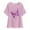 Pink, variant on DDAPJ pyju Butterfly Shirts for Women Oversized Cotton Linen Crewneck T Shirt 2025 Fashion Casual Summer Short Sleeve Tops Pink S