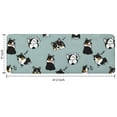thumbnail image 7 of Black Corgi Kitchen Rug Mat,Kitchen Runner Rugs Non Skid Washable,Decorative Kitchen Floor Mats for Kitchen,Sink,Laundry,17"x47.2", 7 of 7