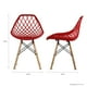 thumbnail image 5 of Mundo In Juego de 2 Sillas Eames Oslo Vento - Sillas para Comedor - Rojo Mundo In Hogar, 5 of 8