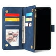 thumbnail image 3 of iPhone 11 Wallet Case, Dteck Soft Leather Zipper Wallet Case Magnetic Buckle Horizontal Flip Cover with 5 Card Slots/Photo Pocks For Apple iPhone 11 6.1 inch 2019, Blue, 3 of 8