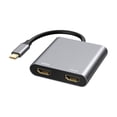 thumbnail image 2 of 4XEM 4XUSBCHUB07 USB C Dock with Dual HDMI USB 2.0 and Power Delivery 4K, 2 of 3
