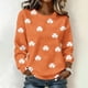 thumbnail image 1 of TaTaai Womens St Patricks Day Print Sweatshirt Long Sleeve Crewneck Casual Pullover Loose Fit Holiday Graphic Top Gift, 1 of 5