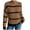 Khaki, variant on Women's Turtleneck Tunic Sweaters 2024 Trendy Striped Long Sleeve Knitted Pullover Sweater Fall Winter Casual Jumper Tops Clearance Sales Today White M