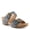 NAVY MULTI, variant on L`Artiste Thebrassring Women’s Leather Sandal with Cushioned Wedge Comfort