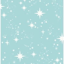 Advantage Twinkle Light Blue Starry Skies Wallpaper