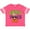 Football Pink and White, variant on Inktastic April Fools Day with Funny Face Replacing O Boys or Girls Toddler T-Shirt