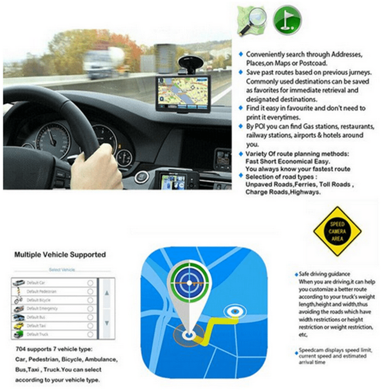 5-Inch Car GPS Navigation System, 8GB, Voice Navigation 5-Inch Car GPS Navigation System, 8GB, Voice Navigation
