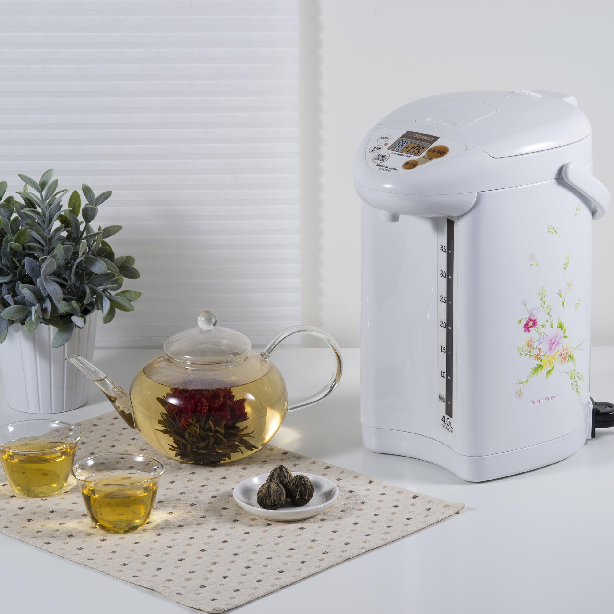 Zojirushi CD-JWC40FZ Micom Water Boiler & Warmer, 4.0 Liter