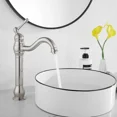 thumbnail image 3 of Brushed Nickel Bathroom Vessel Faucet 1Hole Sink Vanity Mixer Taps Single Handle, 3 of 9