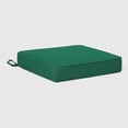 thumbnail image 3 of WestinTrends Solace Outdoor Patio Furniture Seat Chair Square Cushions with Piping. Set of 2, 20" x 19", Green, 3 of 3