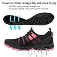 thumbnail image 4 of WOTTE Womens Quick Drying Water Hiking Shoes Barefoot Aqua Outdoor Sports Sneakers for Beach Swim Surf, Black Rose 7, 4 of 9