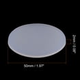 thumbnail image 2 of Uxcell 50mm OD 2mm Thick Round Silicone Rubber Solid Gasket Sheet White 10 Count, 2 of 5