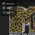 thumbnail image 4 of MTV Men's Cheetah Print Logo T-Shirt, 4 of 10