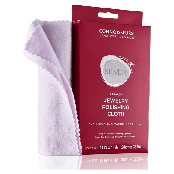 Ultrasoft Jewelry Polishing Cloth Cleaner High Shine Anti-Tarnish Protection New