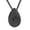 Black, variant on Vintage Style Stainless Steel Paw Print Teardrop Urn Pendant Memory Necklace for Dog Cat Cremation Ashes Holder Pet Memorial Jewelry