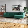 thumbnail image 6 of Calcen Modern Living Room Right Sectional Couch in Dark Green, 6 of 7