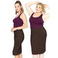 thumbnail image 5 of Stretch Is Comfort Women's Soft Stretch Midi Skirt | Adult  Small - 5x, 5 of 9