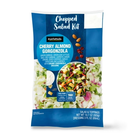 Marketside Cherry Almond Gorgonzola Chopped Salad Kit, 10.7 oz Bag