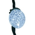 thumbnail image 5 of Kurt Adler 50-Foot UL 100-Light Cool White LED Faceted C9 Green Wire String Lights, 5 of 7