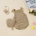 thumbnail image 4 of EnJoCho Children's Sweater Baby Knit Romper Cotton Sleeveless Boy Girl Sweater Clothes Baby Bodysuit with Cute Hat Set Kids Trendy Fall Winter Wear, 4 of 9