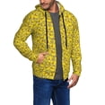 thumbnail image 2 of Vsdgher Ducky Cartoon Animal Yellow Mens Hoodies Zip Hoodie, Hoodies for Men, Zip-up Hooded Sweatshirt-Large, 2 of 5