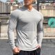 thumbnail image 4 of pstuiky Camisas para hombre de manga larga, Sudadera con capucha fina de manga larga para hombre, para fitness, exteriores, correr, otoño, transpirable y de secado rápido salir tops xxxl, 4 of 5