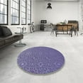 thumbnail image 3 of Ahgly Company Indoor Rectangle Patterned Purple Mimosa Purple Area Rugs, 6' x 9', 3 of 6