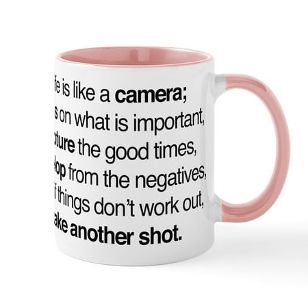 

CafePress - Life Is Like A Camera - 11 oz Ceramic Mug - Novelty Coffee Tea Cup