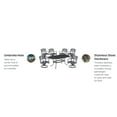 thumbnail image 7 of Homestyles Sanibel Black Outdoor Dining Table, 7 of 7