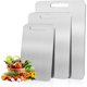 thumbnail image 1 of Juego de Tres Tablas de Cortar de Doble Cara, 304 Tabla de Cortar de Acero Inoxidable, Cutting Board Acero Inoxidable para Verduras, Carne y Fruta, 1 of 4