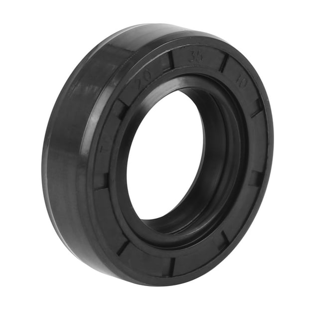 Sellos de eje de aceite TC de doble labio negro de goma de 20 mm x 35 mm x 10 mm para automóvil