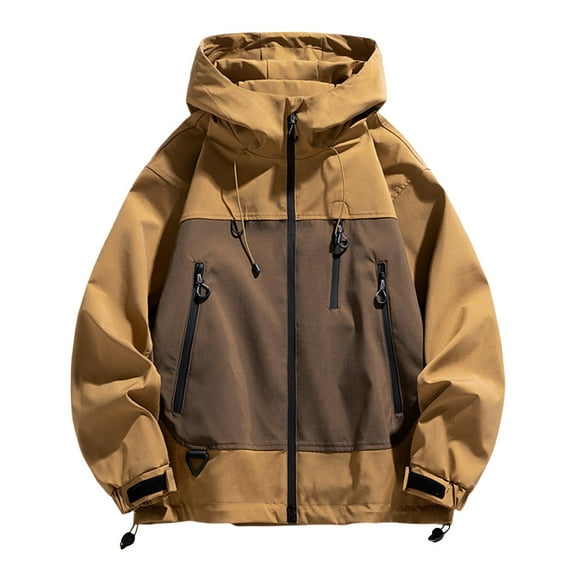 Winter Coats for Men Fashion Casual Outdoor Work Bag Long Sleeve Hooded Casual Coat/jacket Jacket Mens Winter Jacket