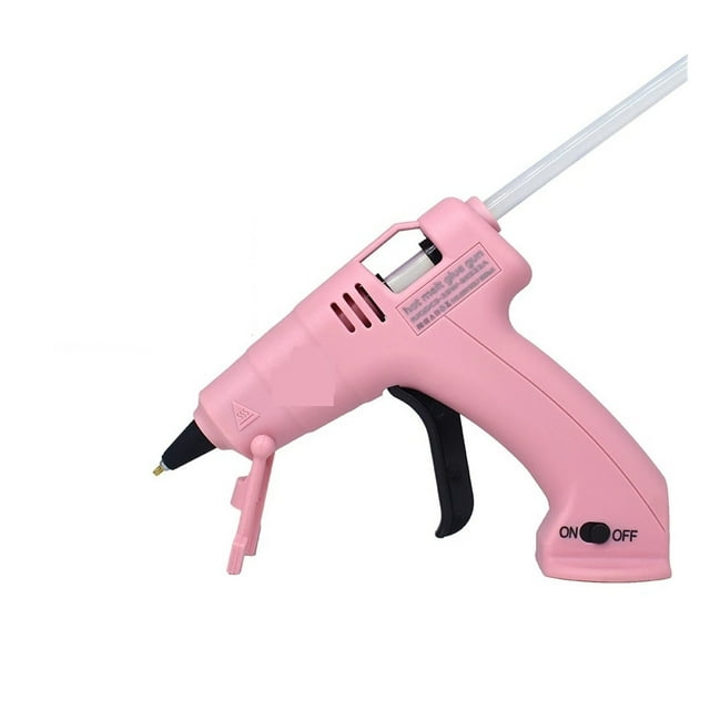 Pistolet à Colle Thermofusible Sans Fil Enfant Artisanat à la Main Maison Bricolage Réparation Utilisation Bâton de Colle 7 mm Pistolet à Colle Sans Fil 3,6 V 2000 mAh Autonomie de 60 min