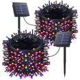 thumbnail image 1 of TRAHOO-Solar Christmas Lights, 72ft 200LED 8Modes Solar Powered Christmas Lights, Waterproof LED Solar Lights Christmas Outdoor for Fence Balcony Holiday Party(Multicolor, 2 Pack), 1 of 4