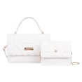 thumbnail image 2 of Conjuntos de 2 uds. De Bolsas compuestos de bandolera con cadena para mujer, Bolsas de mano de cuero a la moda Likrtyny Para Estrenar, 2 of 9