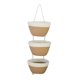 thumbnail image 2 of Cesta Colgante De 3 Niveles, Macramé De Cuerda De Algodón Suave Desmontable Montada En La Pared Sobre La Puerta, Cesta Colgante Para Sala De Estar, Dormitorio, Cocina, 2 of 7