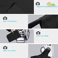 thumbnail image 4 of Easy-Going 10Wx12L ft Black Background Muslin Backdrop,Photo Studio,Collapsible High Density Screen for Video, 4 of 5