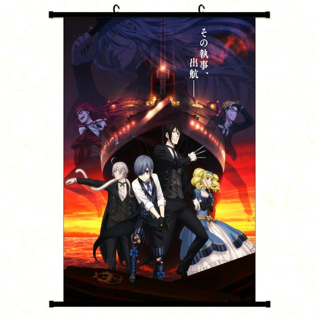Póster para decoración de pared Blacks Butlers Ciels Phantomhives