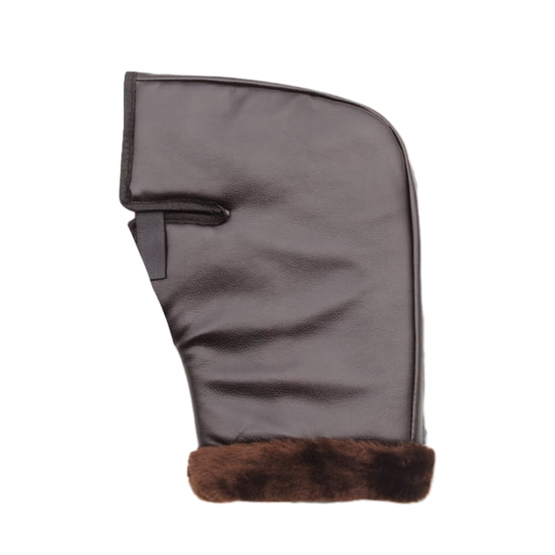 Toystoory Calentador de manos grueso para motocicleta de invierno, impermeable y resistente al viento para mayor comodidad, fácil de instalar Ciclismo Marrón S