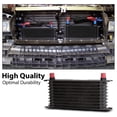 thumbnail image 3 of CROSSDESIGN Universal Engine Aluminum Transmission Racing Oil Cooler, 3 of 12