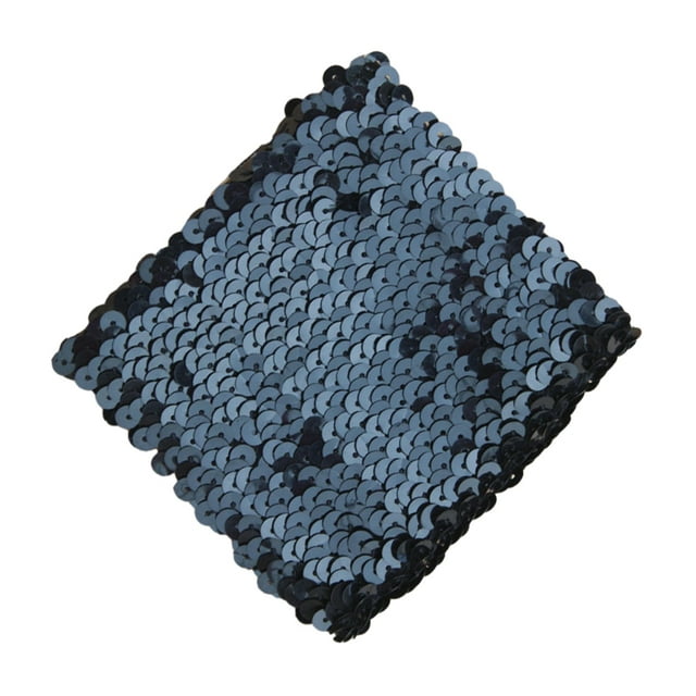 Qarigey Guante brillante con lentejuelas, ligero y portátil, cómodo de llevar, calentadores de brazos con lentejuelas Accesorios de disfraces Negro