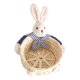 thumbnail image 1 of Cesta de almacenamiento de conejito de Pascua en miniatura, cesta de animales, cesta de regalo de dulces, huevos de caramelo L, 1 of 9
