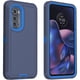thumbnail image 1 of wonima11 for Motorola Edge 2022 Case, Defender Case Heavy Duty Shockproof Dustproof 3 in 1 Rugged Protective Phone Cover for Motorola Moto Edge 2022 (Blue), 1 of 1