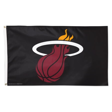 WinCraft Miami Heat 3 x 5 Single-Sided Vibrant Deluxe Flag