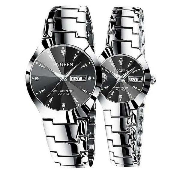 2024 Luxury Brand Fngeen Women Watches Men Watch Steel Wristwatch Gift For Couple Watches For Lovers Relogio Feminino