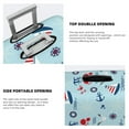 thumbnail image 5 of Easygdp Sailboats Anchors Double-Sided Printed Elastic Suitcase Protective Cover,Invisible Zipper, Business Trip Luggage Cases,Washable And Resistant To Falling -X-Large, 5 of 9