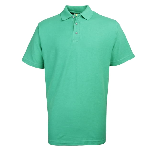 RTY Workwear - Polo pique grueso de mangar corta para hombre (Tallas disponibles S hasta 10XL / Disponibles tallas extra grandes (Verde esmeralda)