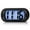 black, variant on YOPTOP LCD Digital Alarm Clock with Snooze Function and Backlight - Large Screen Big Bold Numbers Desk Digital Alarm Clock with Silicone Protective Cover Battery Powered,black